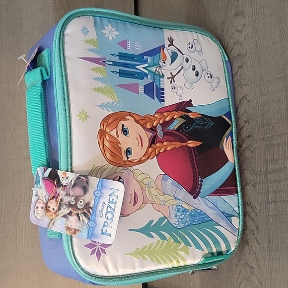 Disney Other - Disney Frozen School INSULATED Lunchbox Child Blue Green White